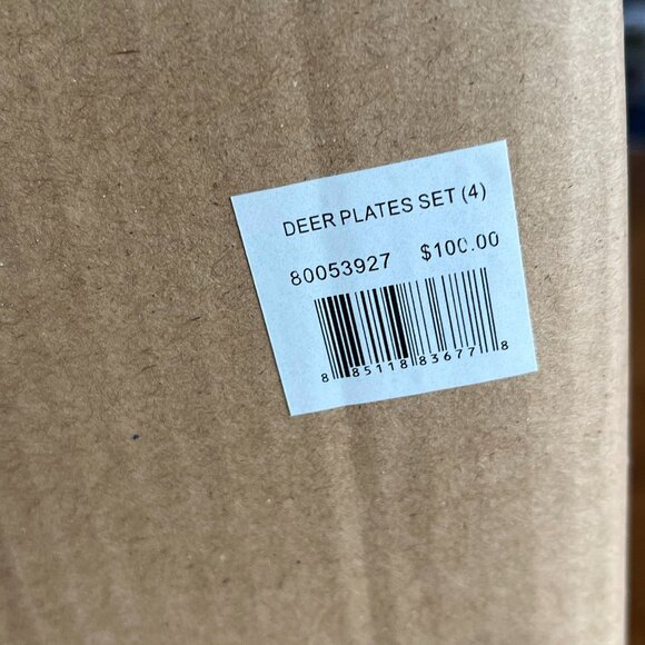 The Met "Asian Woodlands" plates set NIB - Picture 12 of 12